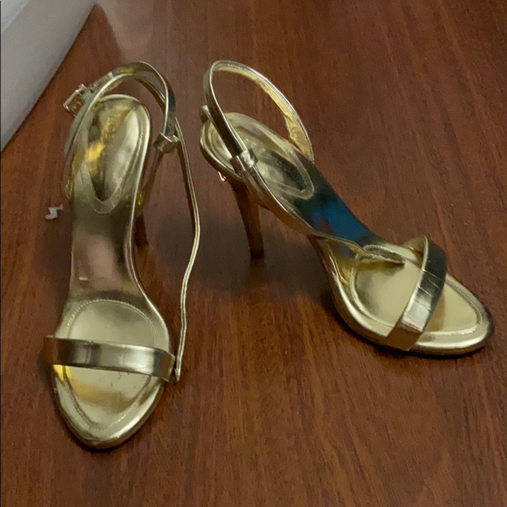 Gold heels